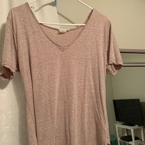 Pink v neck